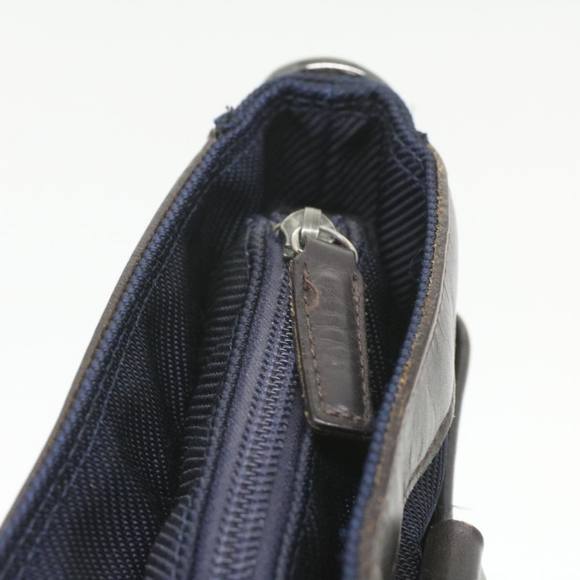 BURBERRY Nova Check Hand Bag Canvas 2way Navy Auth bs3863 - Picture 9 of 16